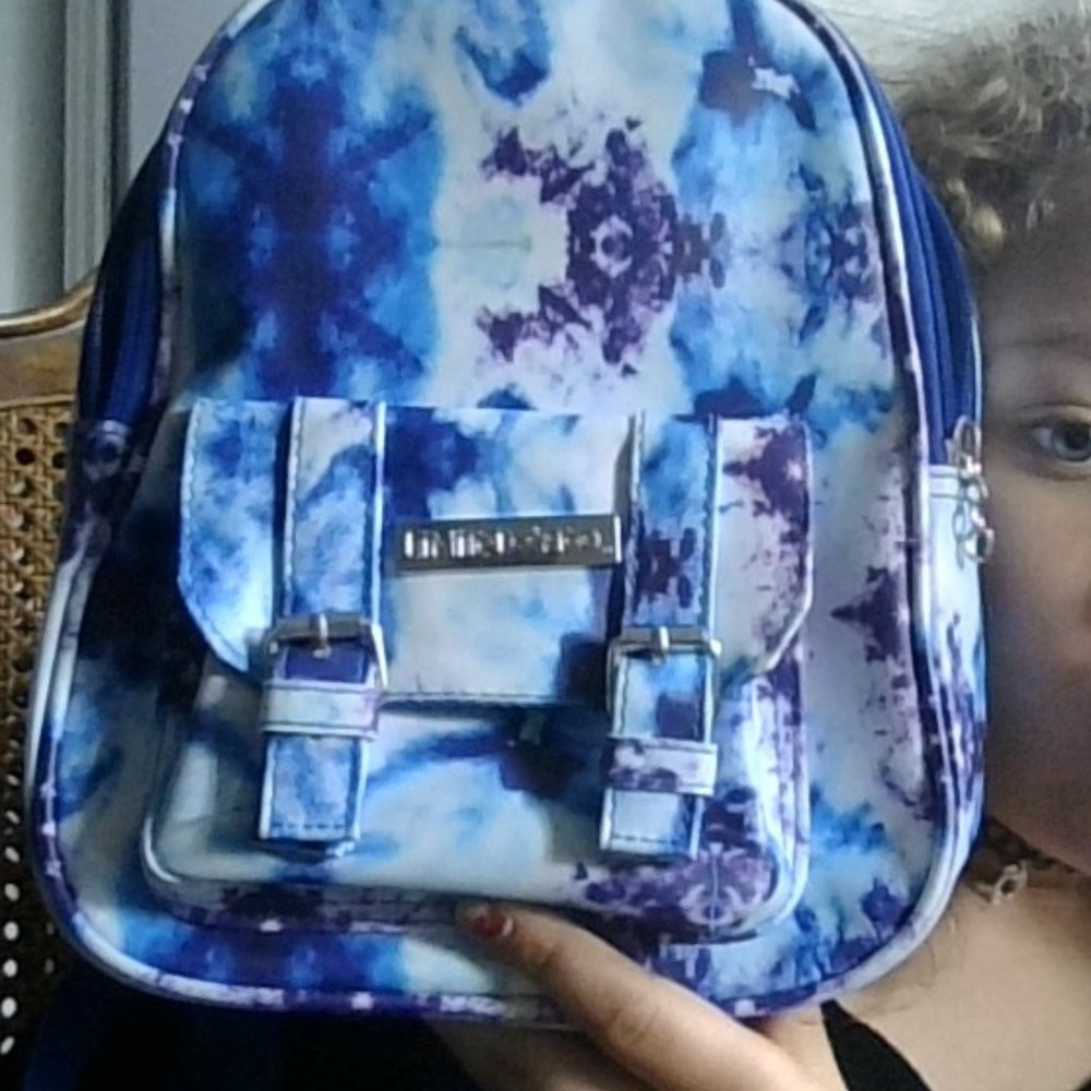 Blue cute mini backpack